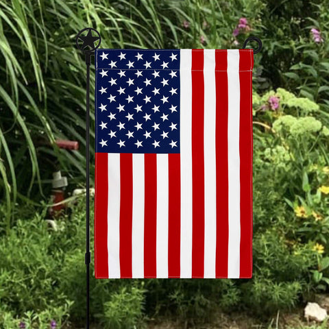 Image showing the flag’s 1.5 inch hanging sleeve for flag poles.
