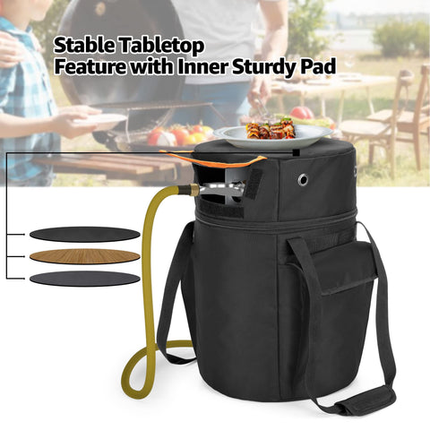 Samd ew 20lb propane tank bag anti-slip feet prevent movement