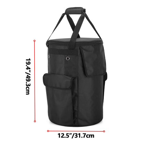 samdew propane tank cover double padded handles for easy carrying and transport.