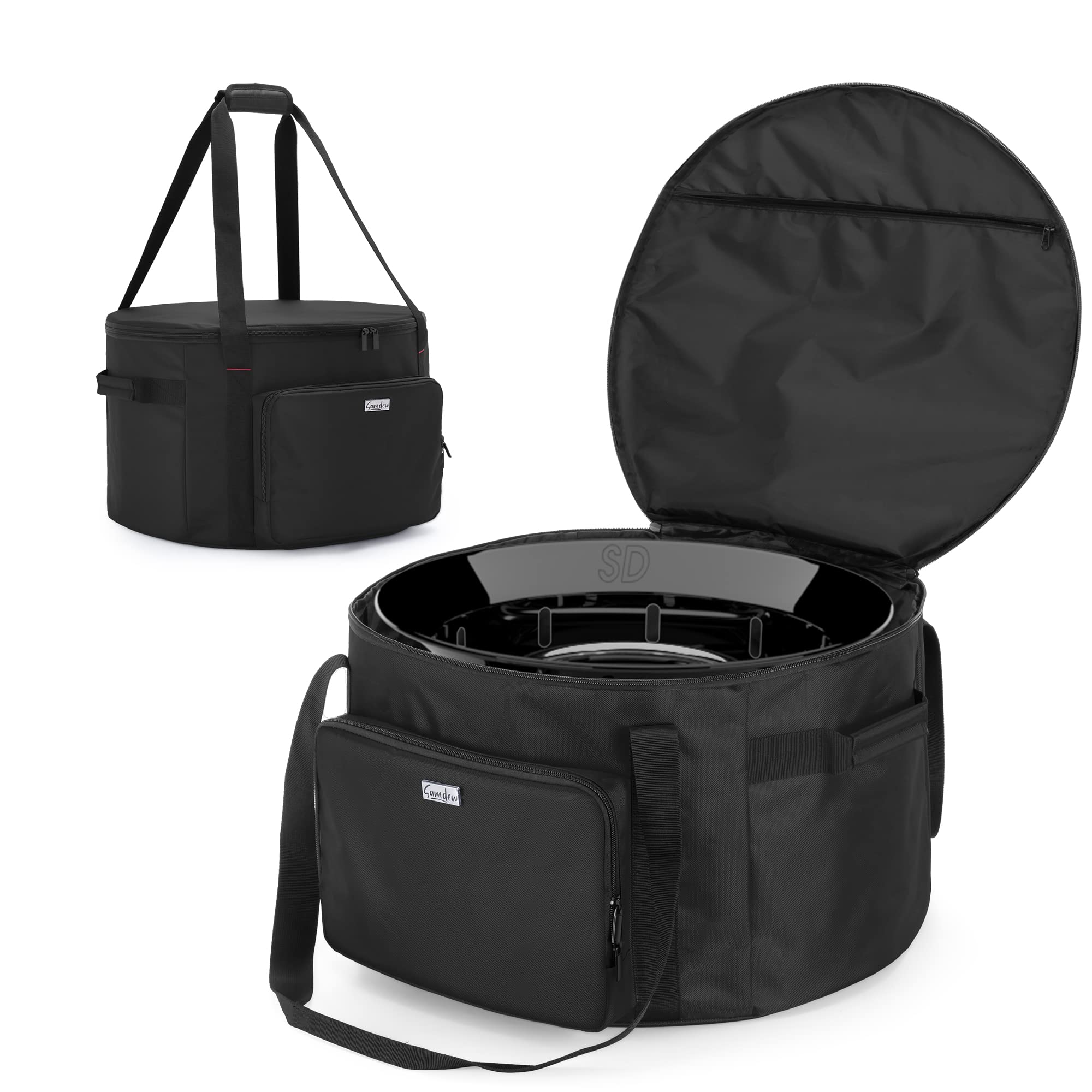 samdew 19-inch fire pit bag with Outland compatibility protects your fire bowl during travel
