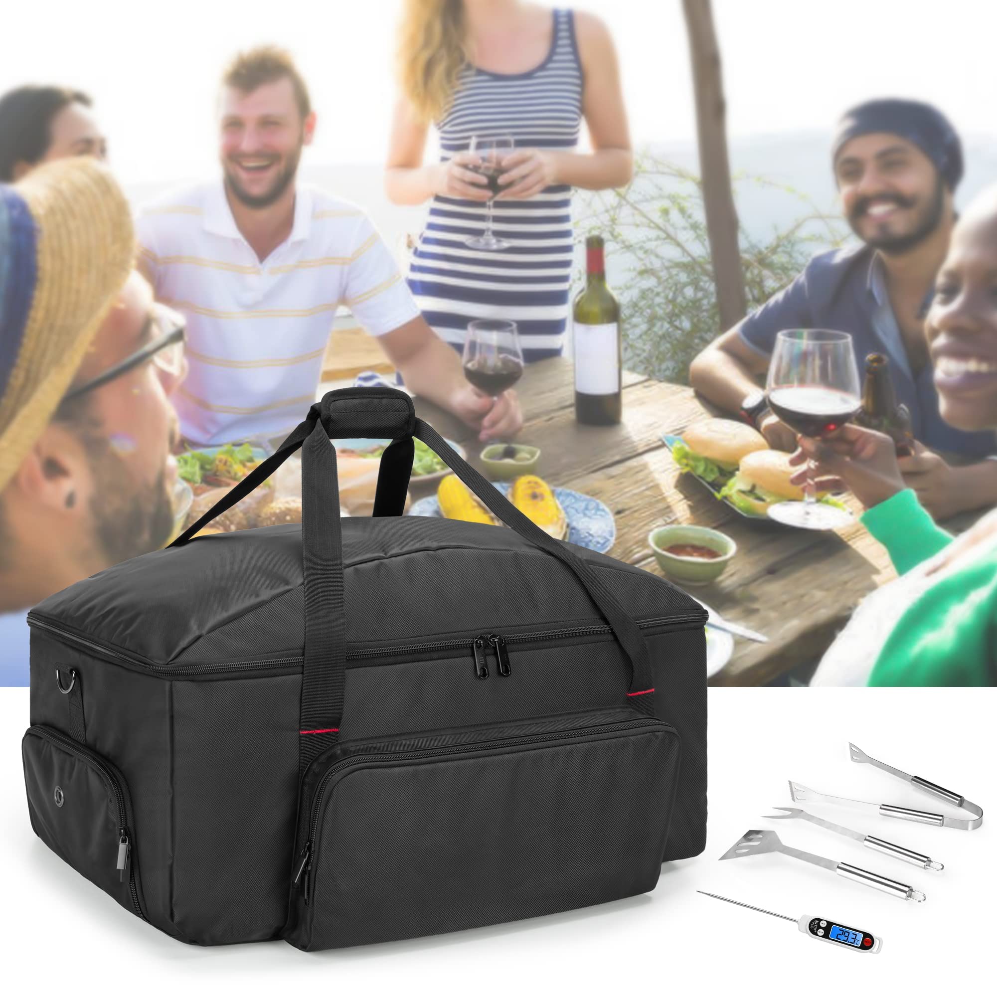 Samdew adjustable shoulder strap enables comfortable carrying
