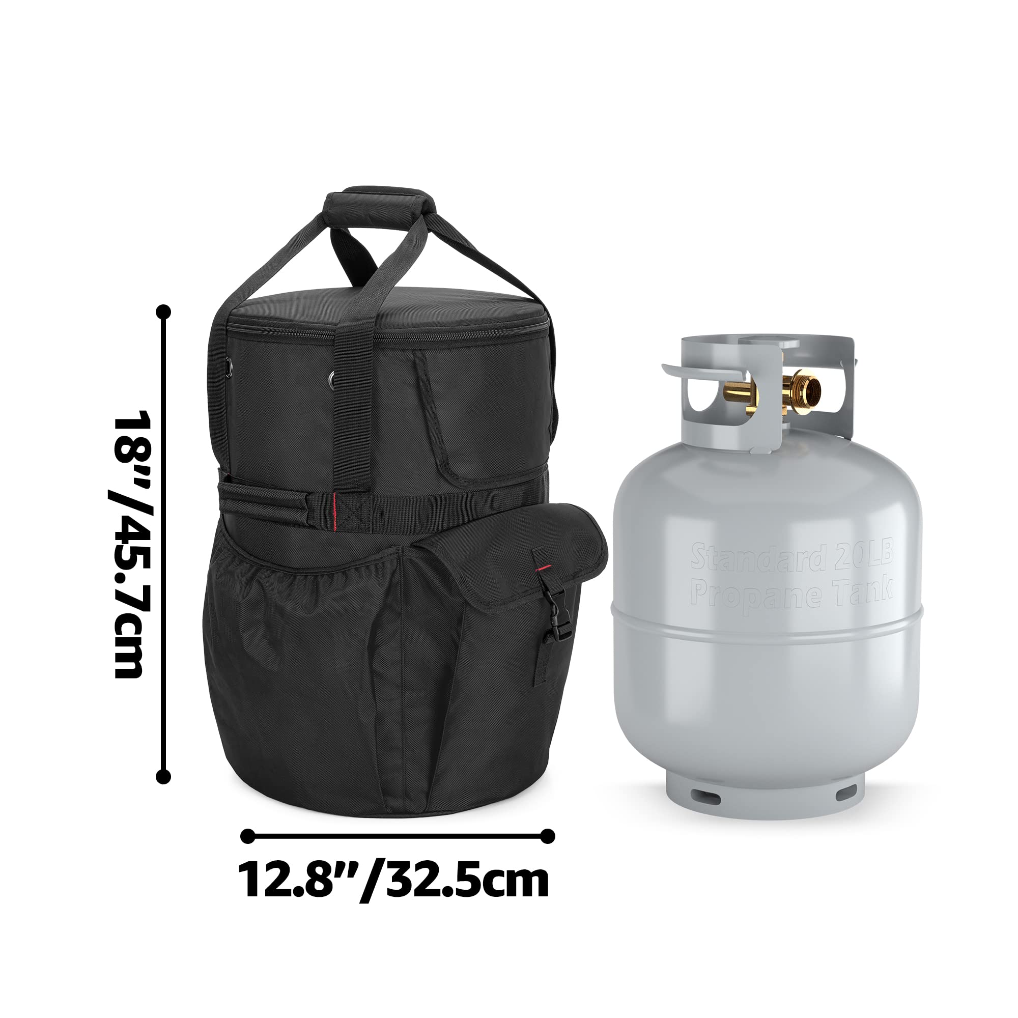 SAMDEW carrying straps enable hands-free transport at campsites and BBQs