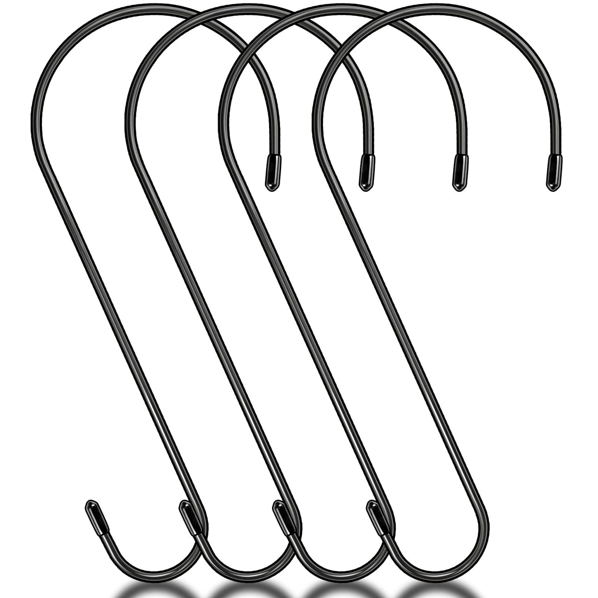 Samhard 14-inch tree branch hook mounted on a branch, ideal for outdoor bird feeders