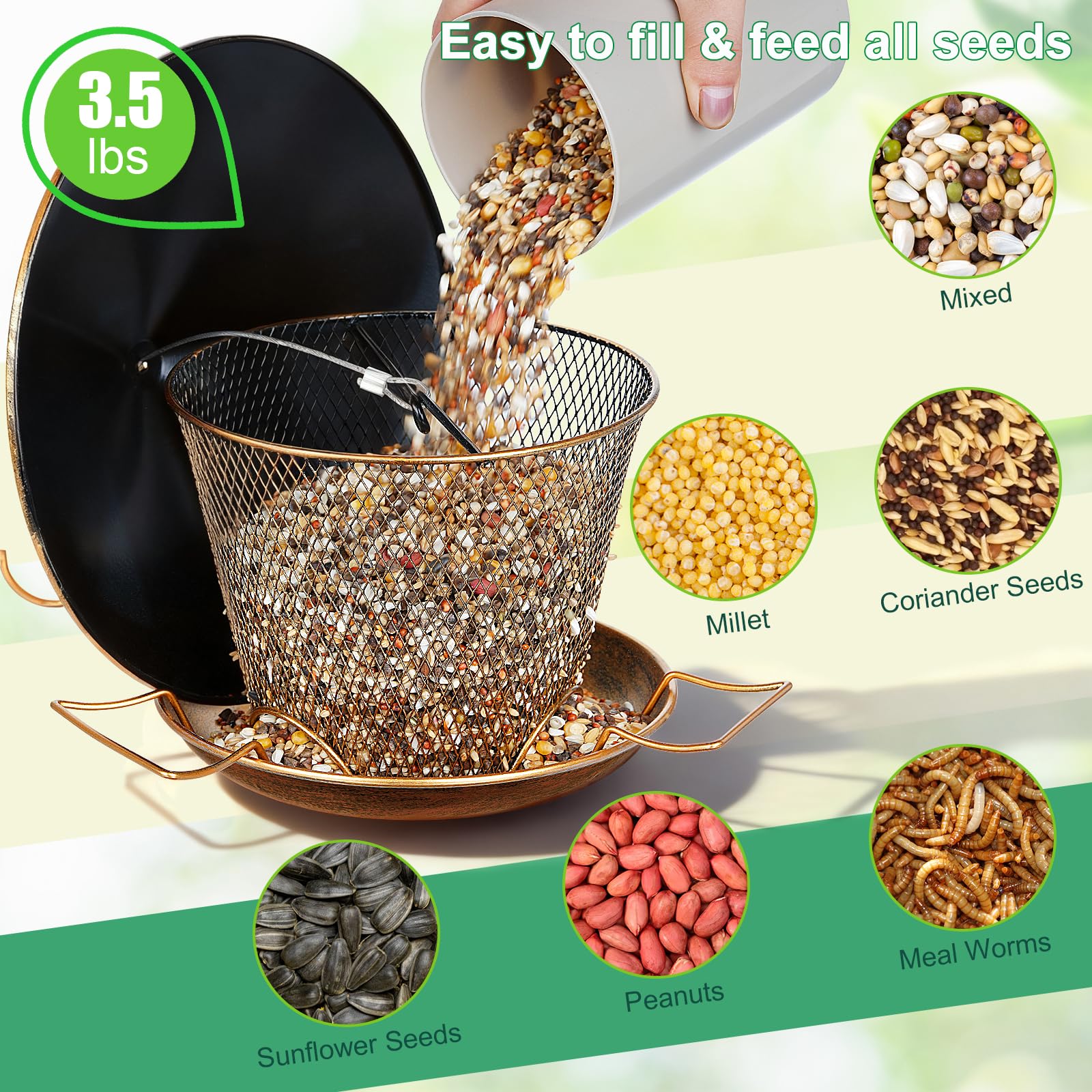 Samhe chew-proof design helps reduce damage from animals.