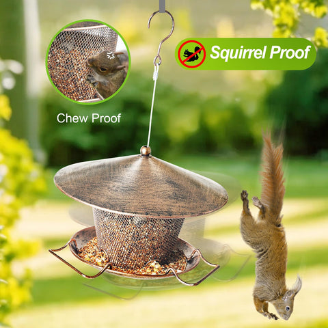 Samhe bird feeder easy refill design saves time.