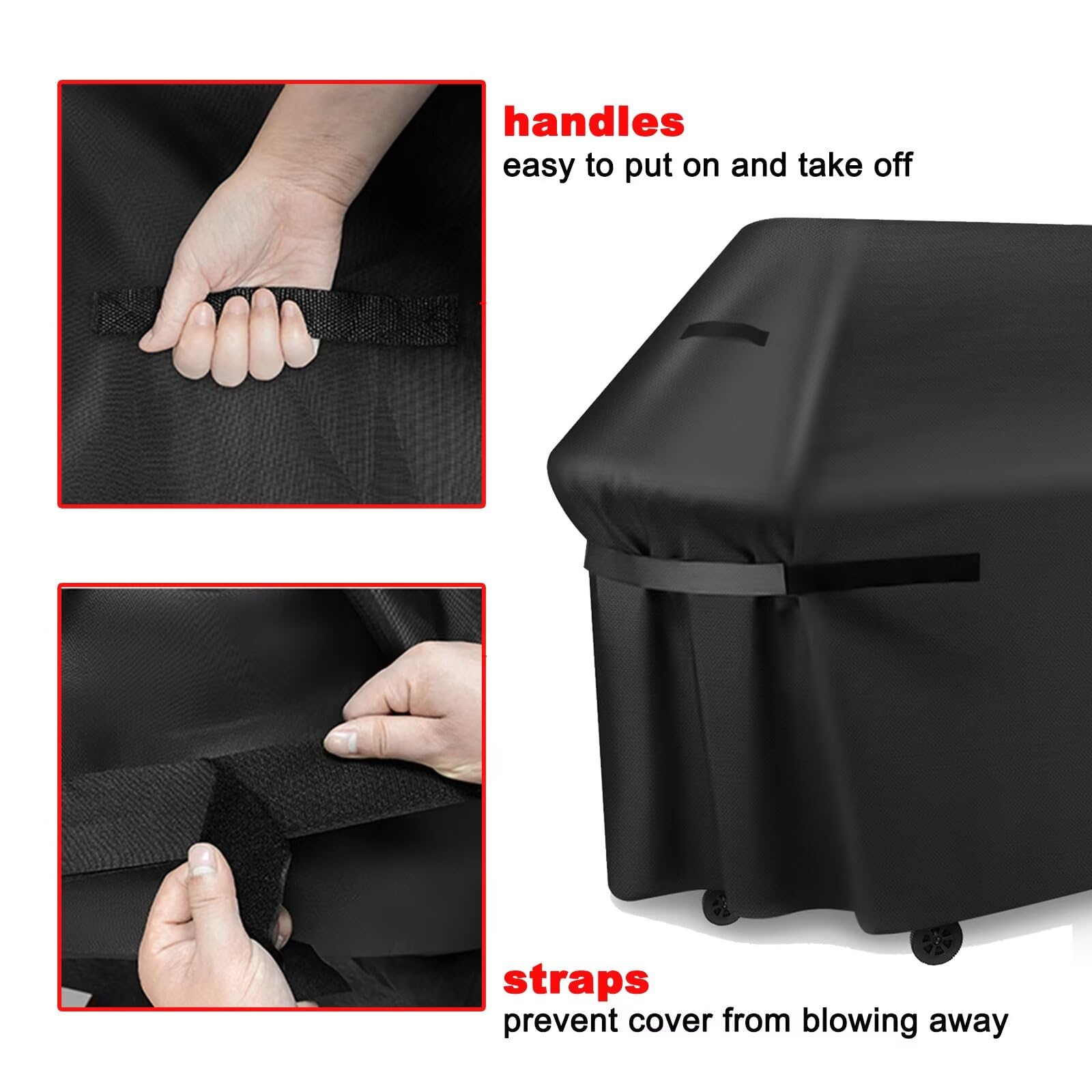 Samhe Grill Cover easy to clean with water and air-dry