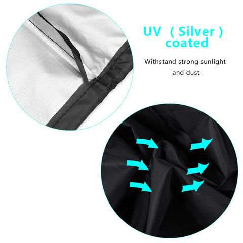 Samhe universal-fit round fire pit cover suitable for 27–32 inch pits.
