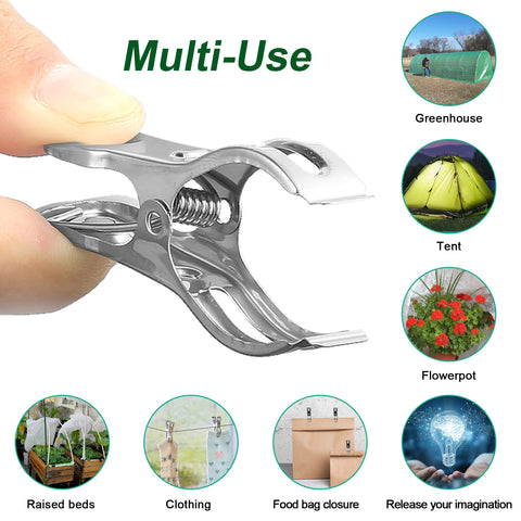 Samhopo durable clip pack 60 for versatile garden and greenhouse projects