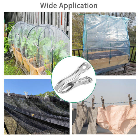 Samhopo greenhouse clamps feature a sturdy metal body for durability
