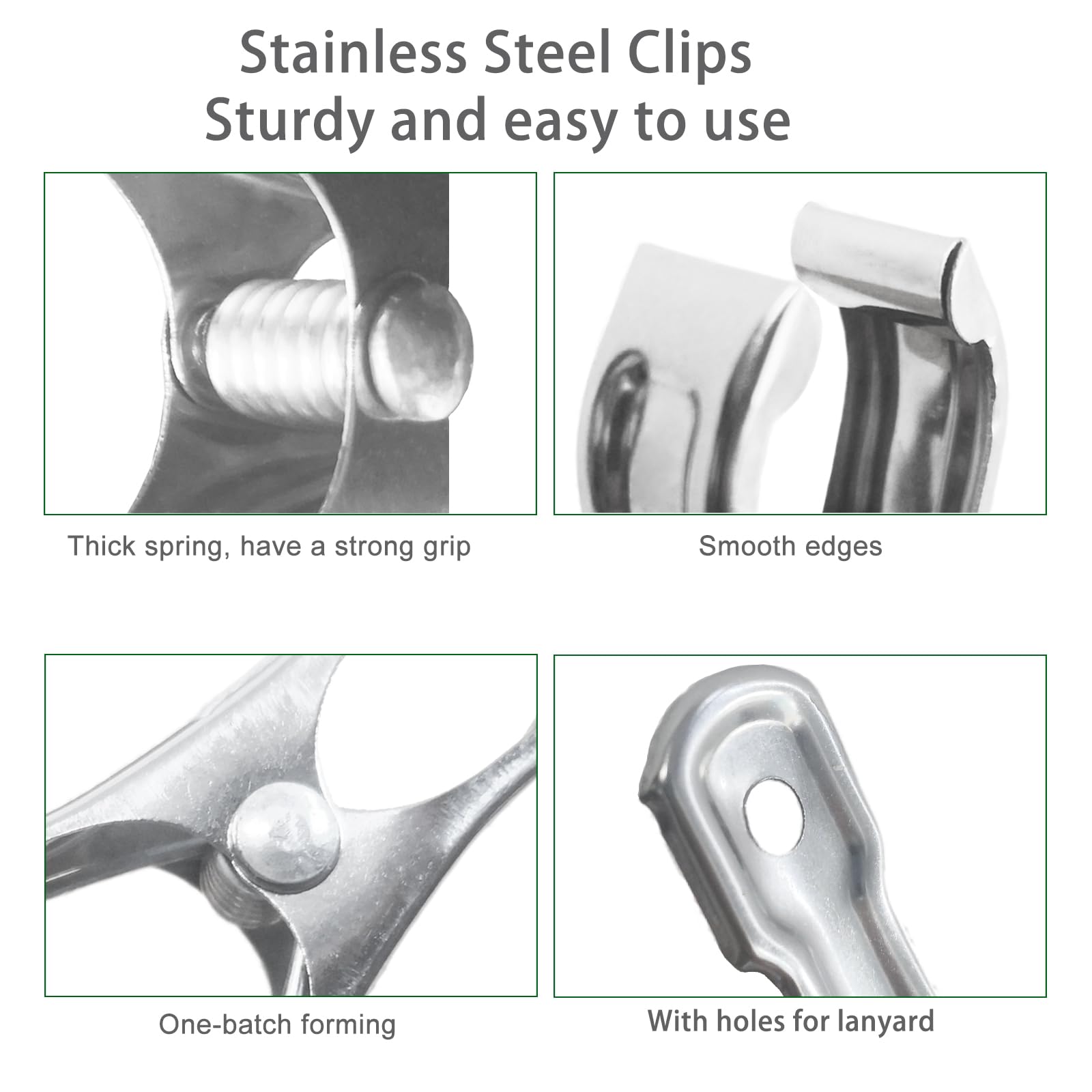Samhopo greenhouse clips attach to hoop frames for wind-stable setups.
