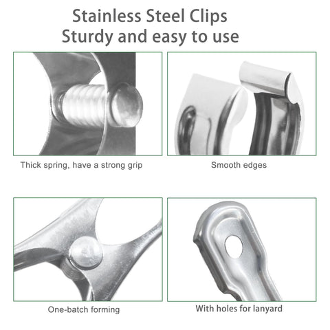 Samhopo multiuse clips for indoors and outdoors, kitchen to pool