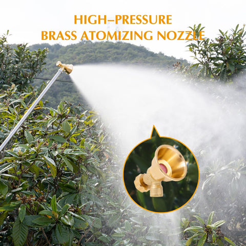 SAMIQU brass atomizing nozzle adjustable spray pattern detail for watering.