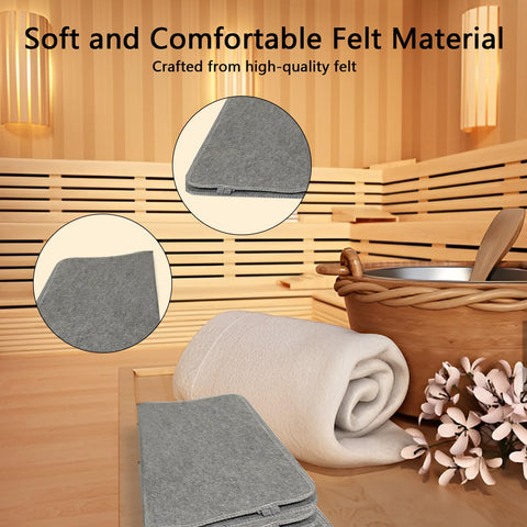 SAMIQU sauna mat highlights heat insulation for protection