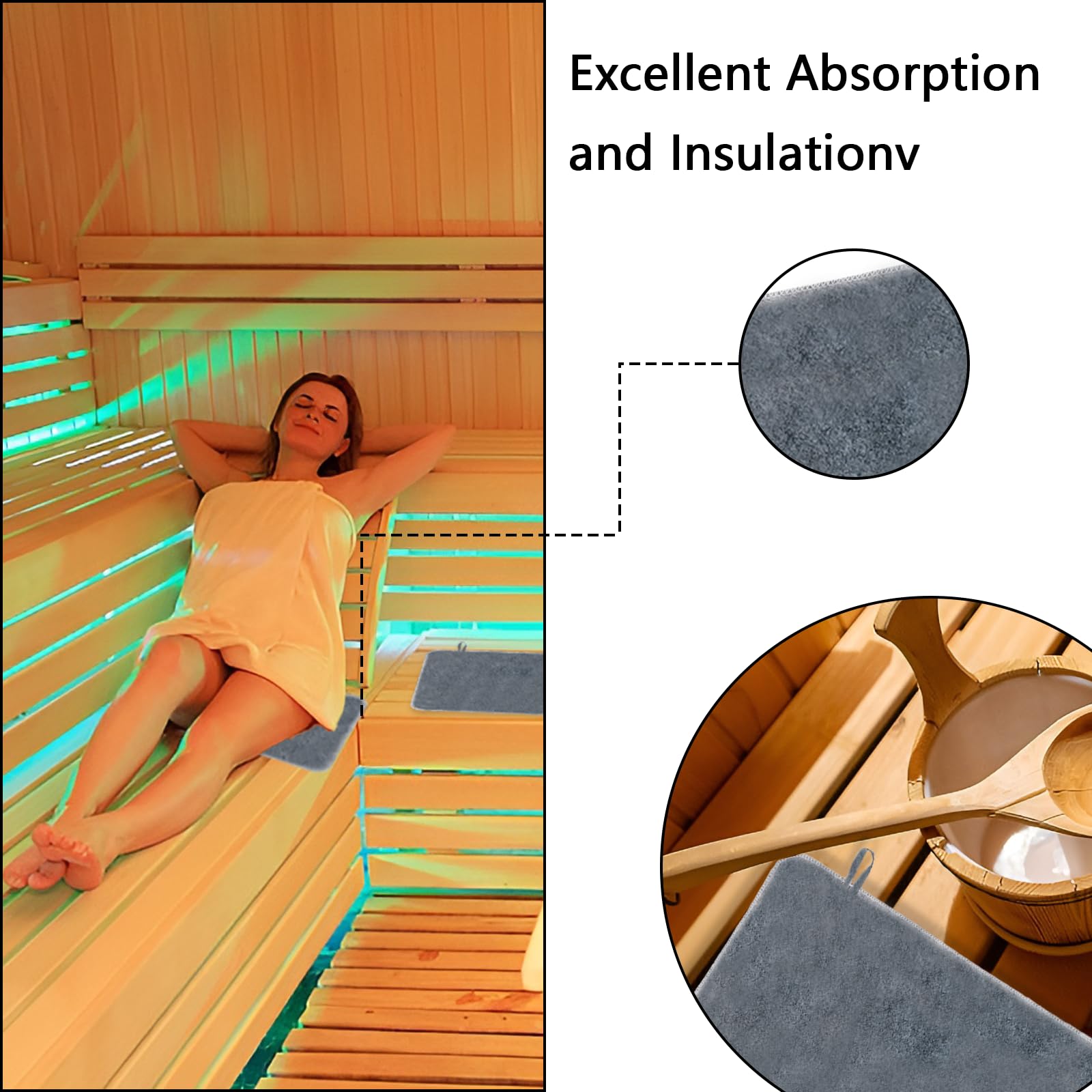 SAMIQU two-piece pack provides versatile coverage for home and spa