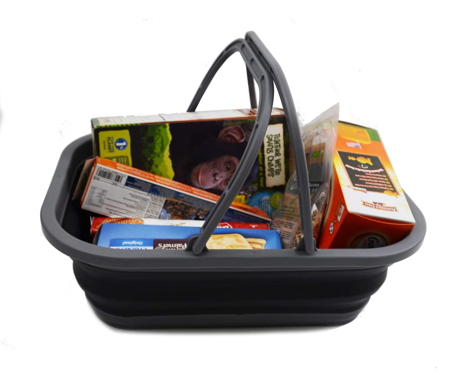 SAMMART 12L collapsible tub ready for beach outings and picnics.