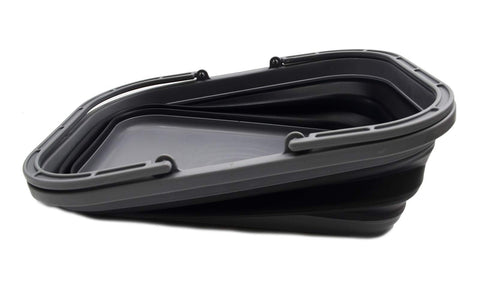 SAMMART 12L collapsible tub with dual handles ready to carry.