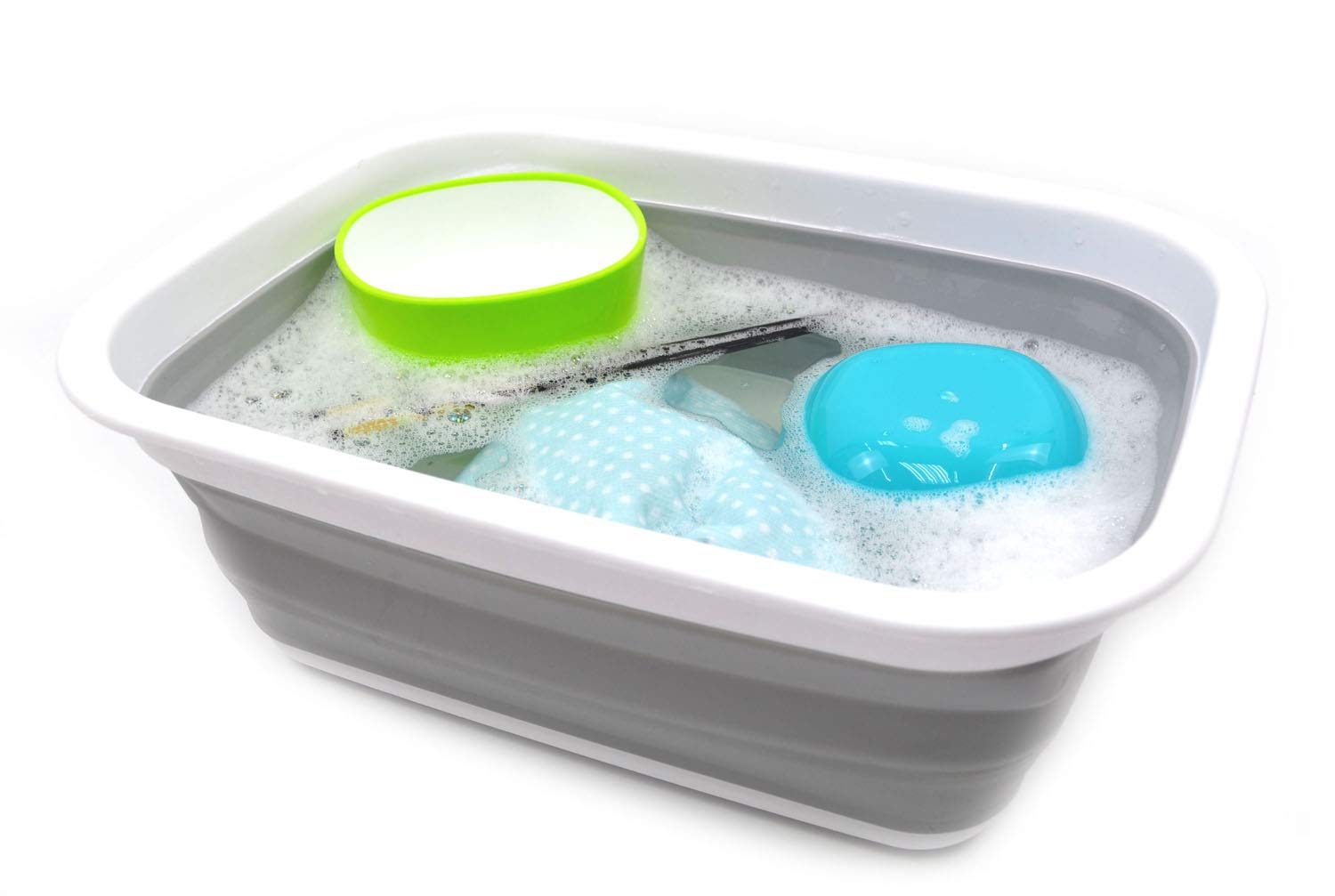 SAMMART wash basin handles campsite dishwashing with ease