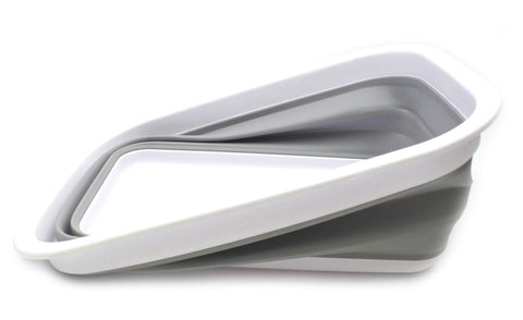SAMMART wash basin fits neatly in car trunk storage