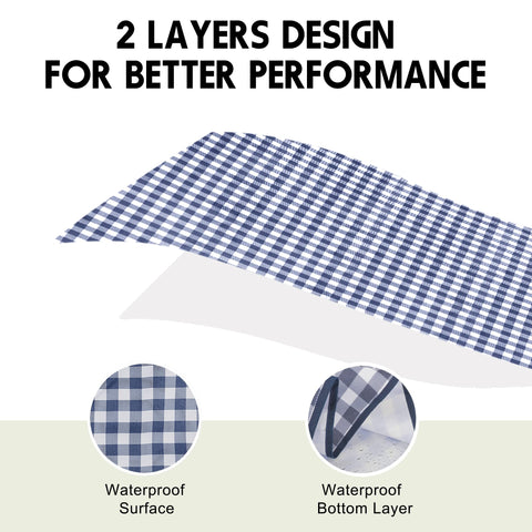 SAMSIER 600D Oxford cloth blanket easy to wipe clean or machine wash.