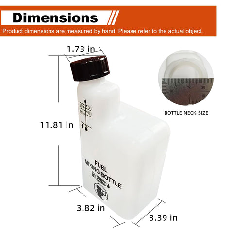 Sanbaiyi 1L mixing bottle body view showing capacity and design