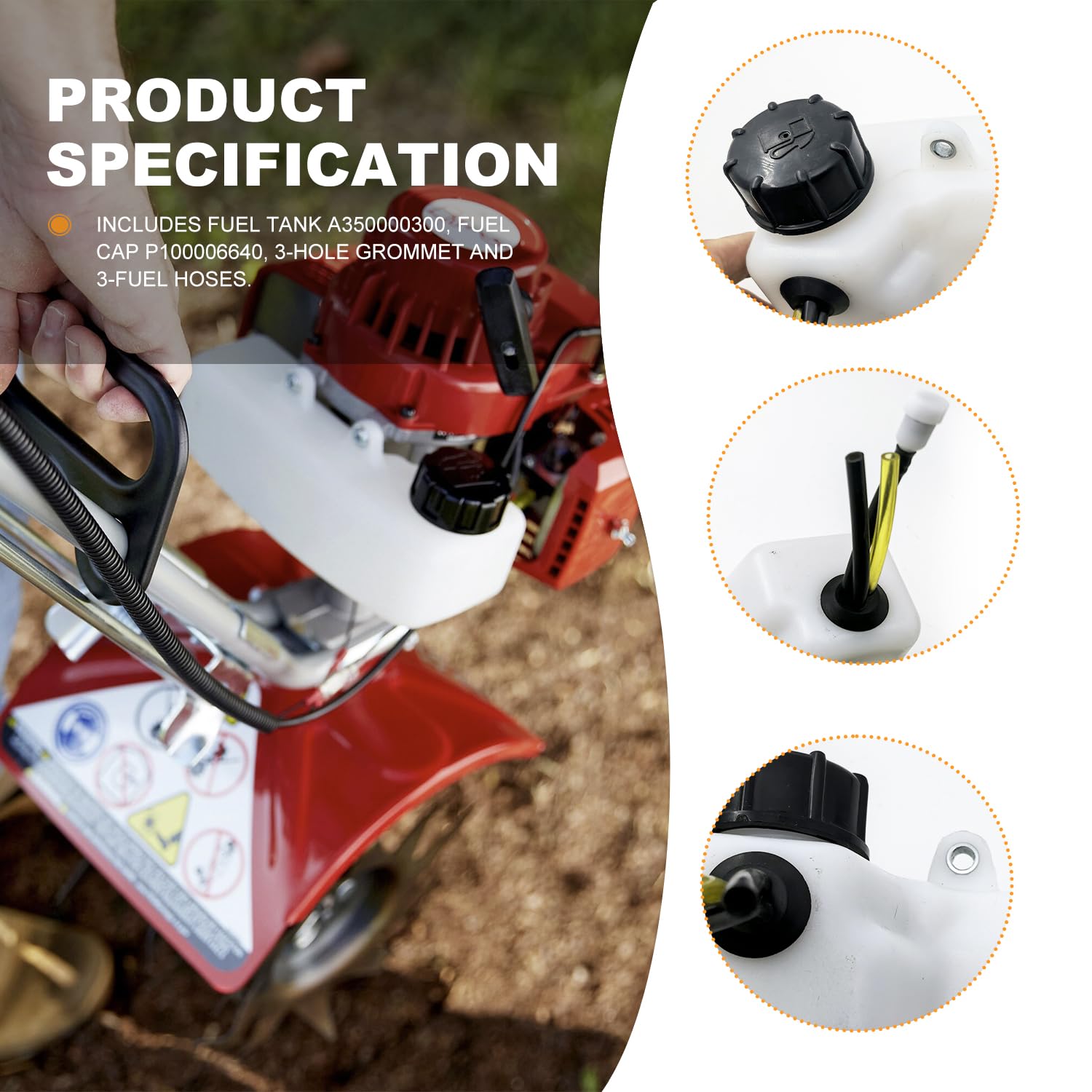 Sanbaiyi fuel tank kit designed for SRM-211 durability.