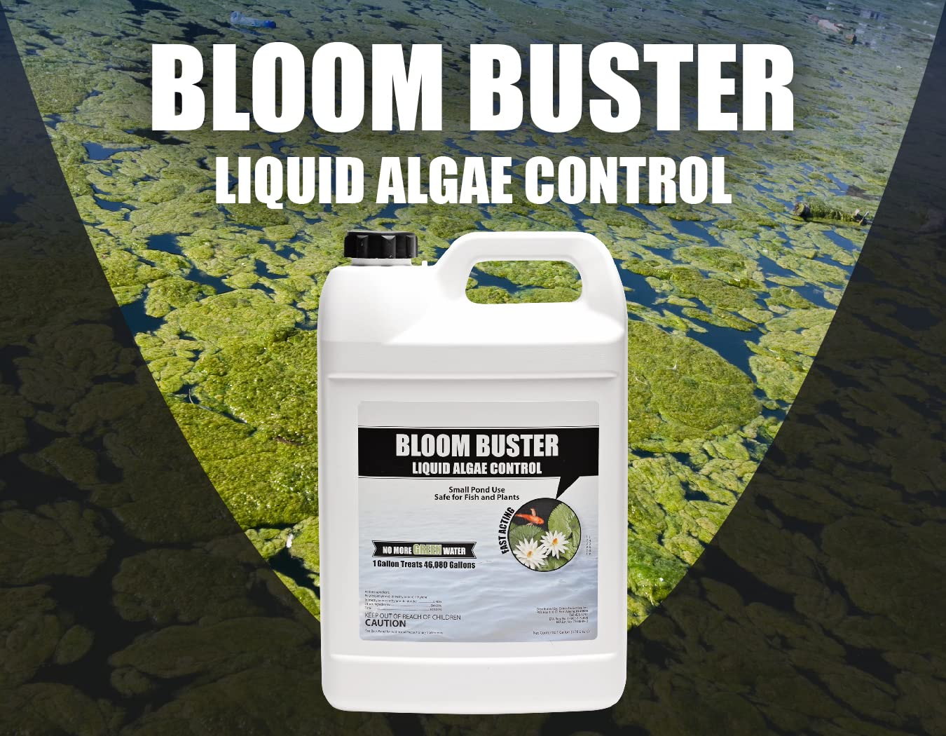 Sanco Bloom Buster dispersing in aerated water for even coverage.