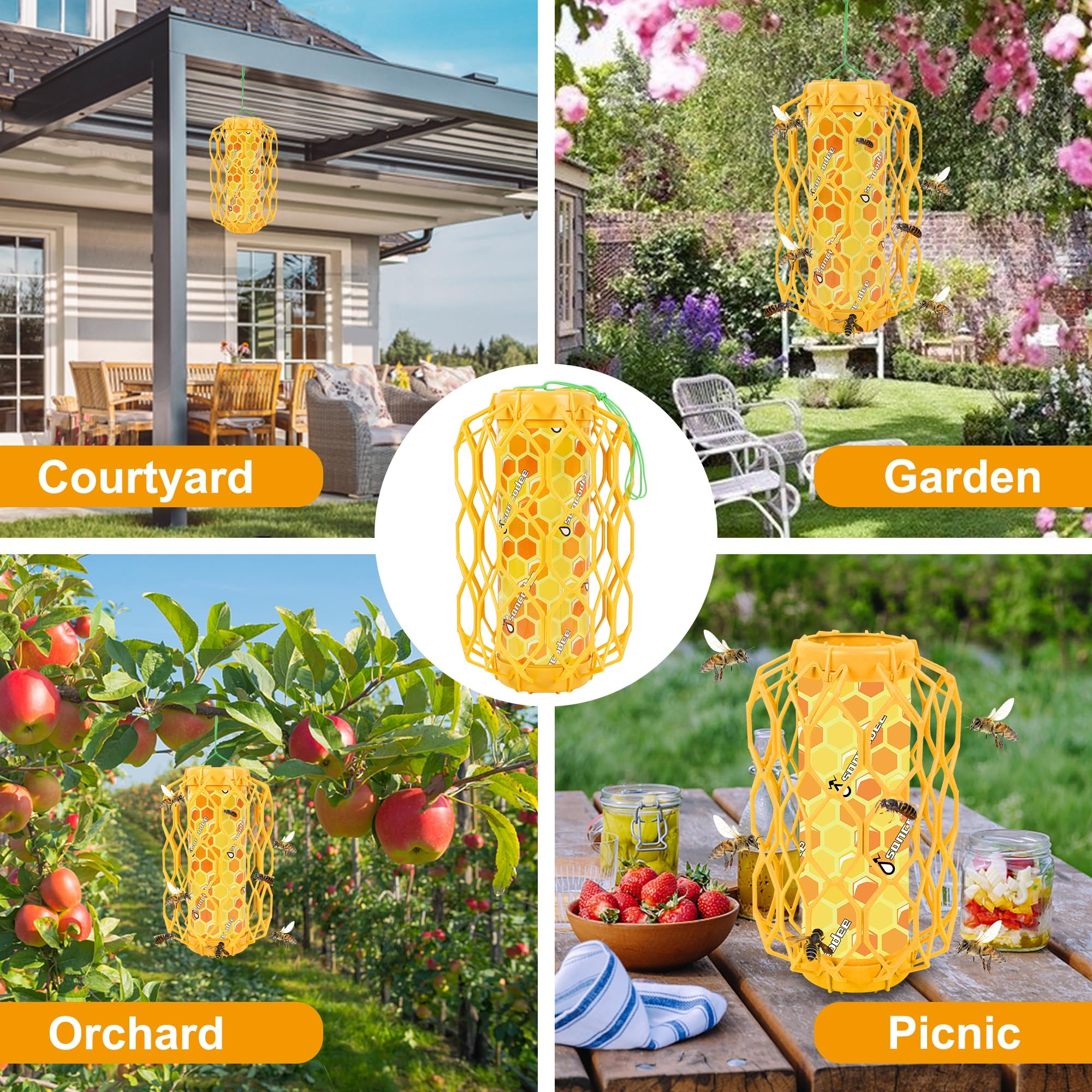 Sancodee easy-hang design lets you position traps instantly for better reach