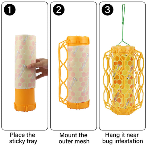 Sancodee orange glue boards are odorless and safe around family