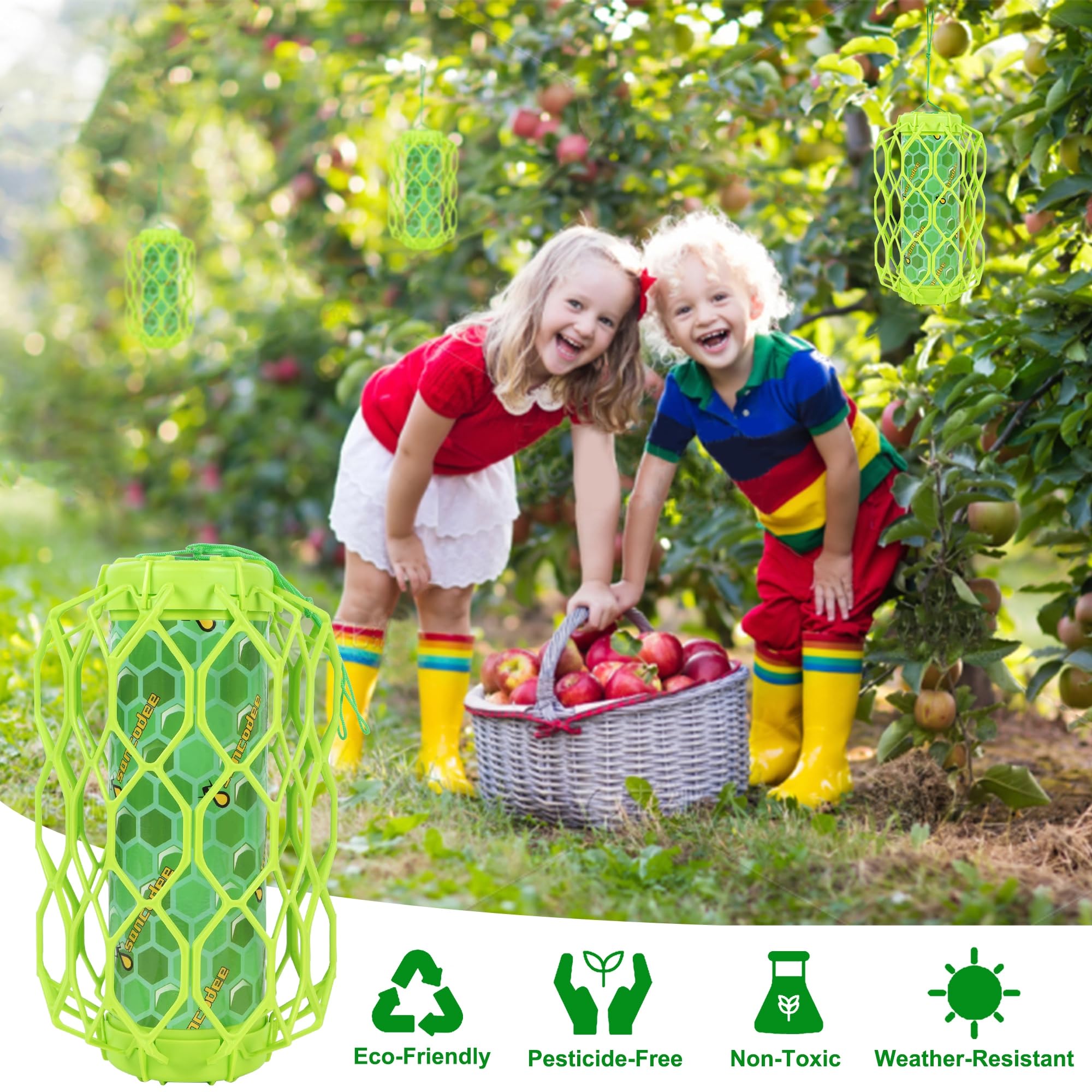 Sancodee reusable wasp trap offers economical eco-friendly pest control across seasons.