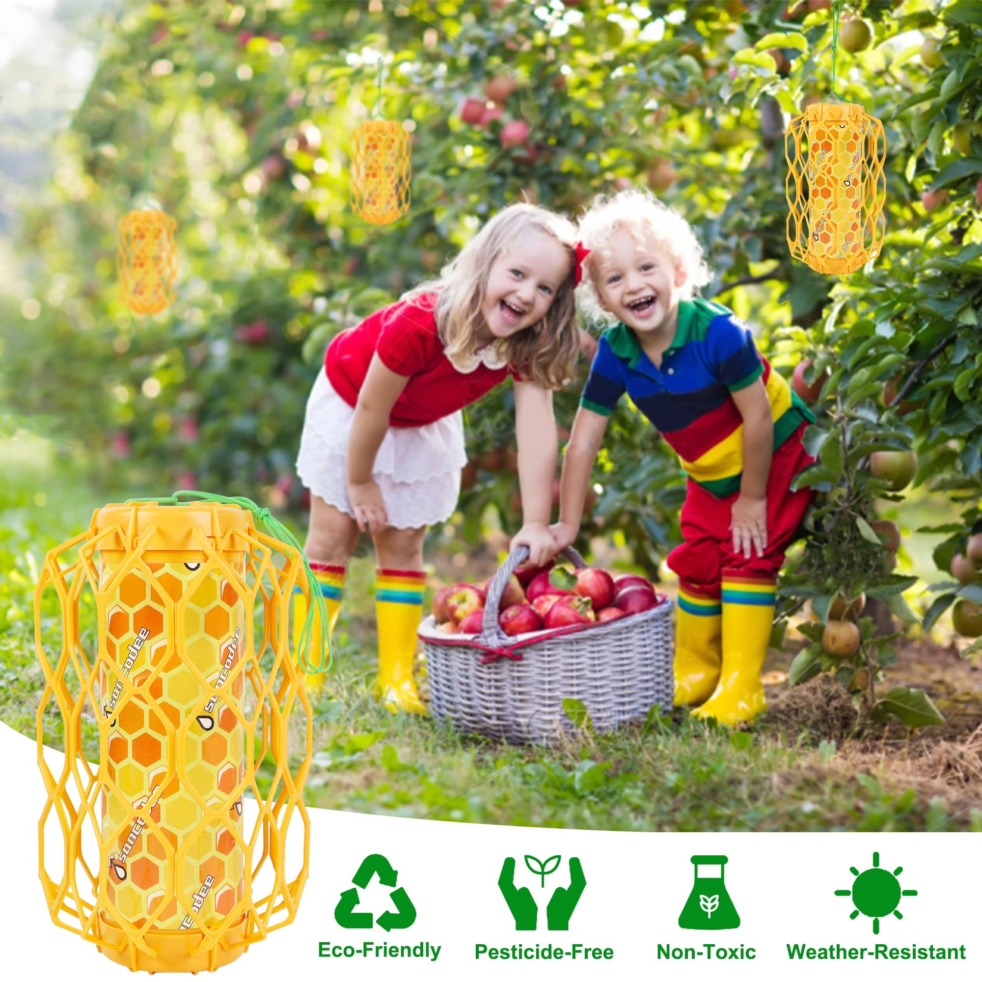 Sancodee reusable yellow jacket trap supports multiple uses, eco-friendly choice