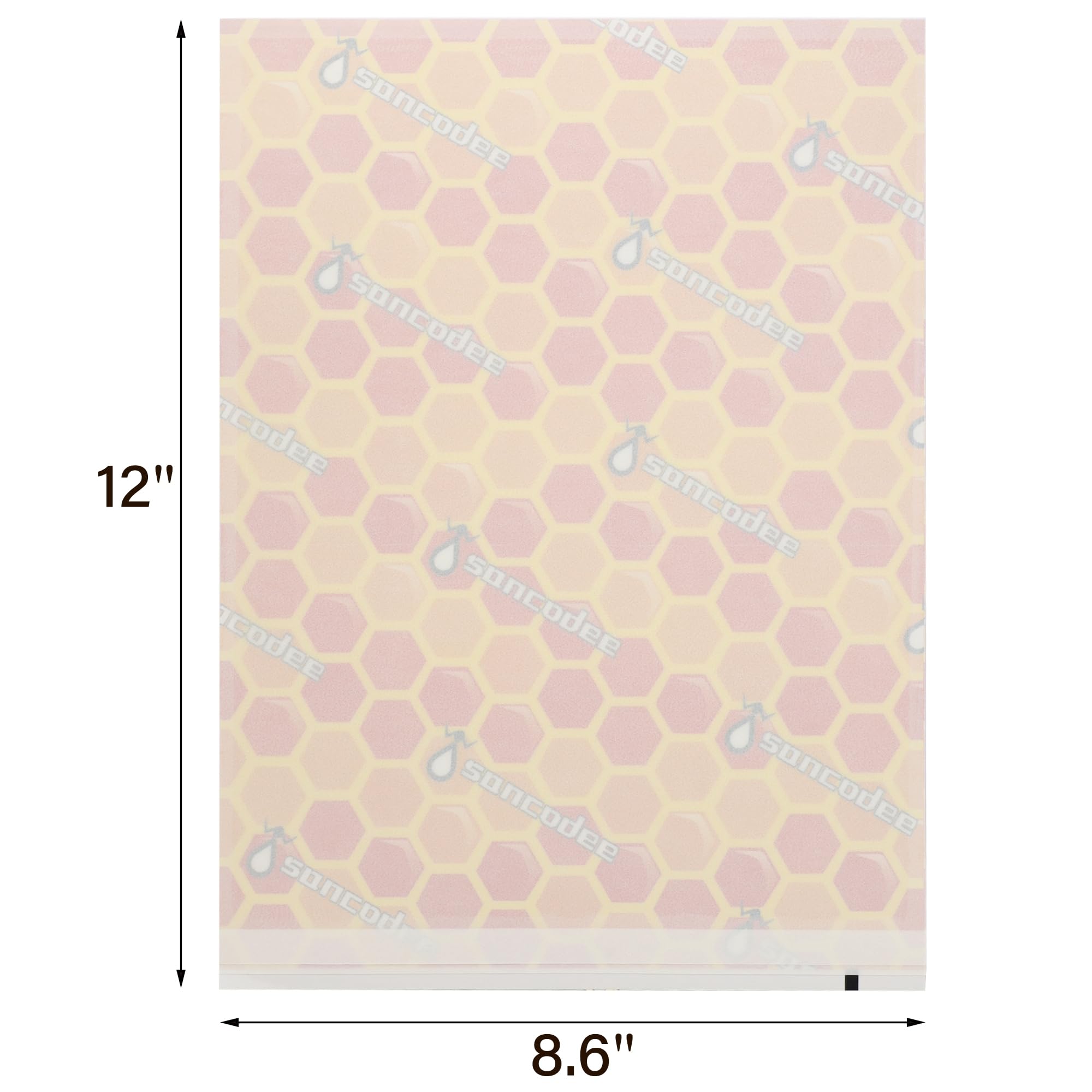 Sancodee sticky glue card orange refill, easy peel and residue-free for quick changes
