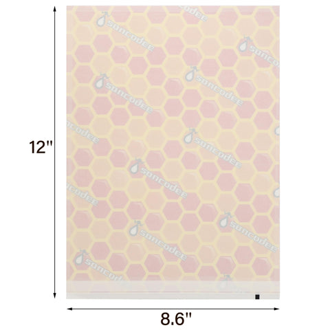 Sancodee sticky glue card orange refill, easy peel and residue-free for quick changes