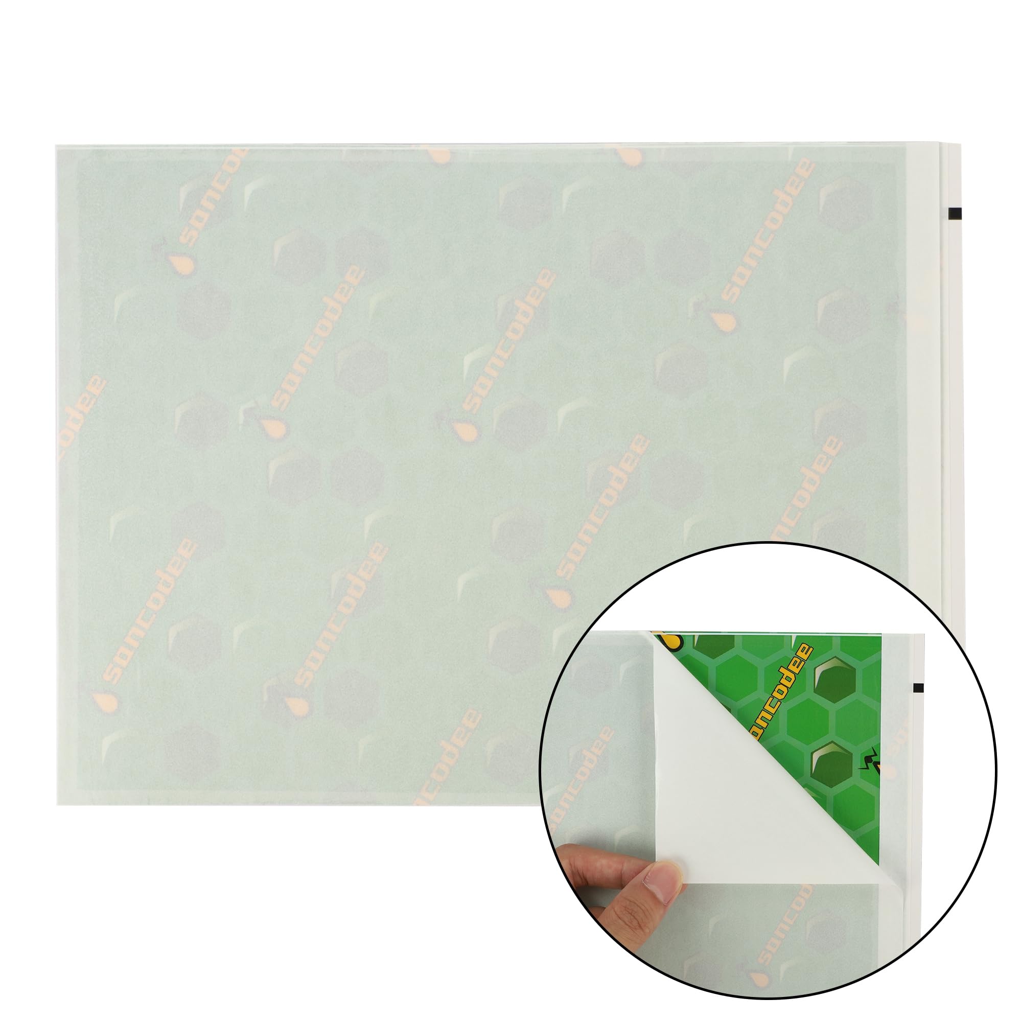 Sancodee refill sheet removed without residue for easy handling