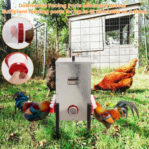 Sancunhui lockable lid illustrates rodent and rain protection