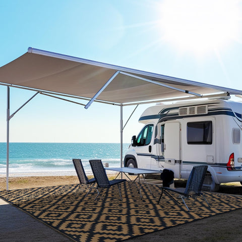 SAND MINE uv-stable outdoor mat resists fading for long-lasting color