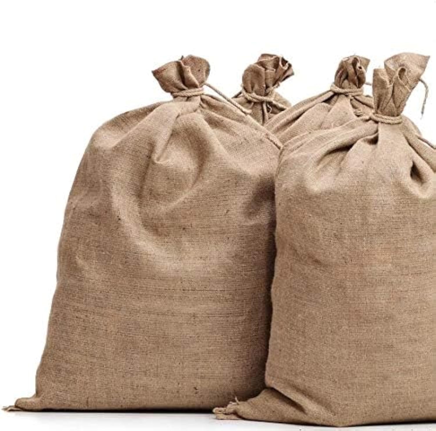 Sandbaggy burlap grow bag in use for vegetables, supports healthy planting