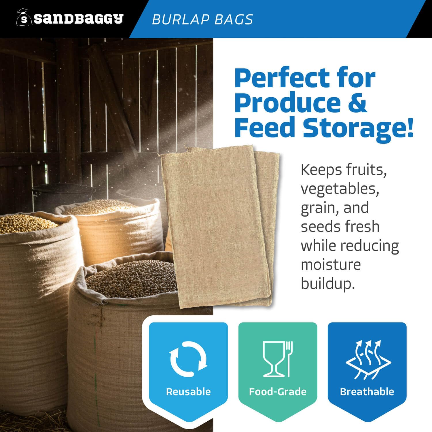 Sandbaggy burlap shields plants from frost with natural coverage.