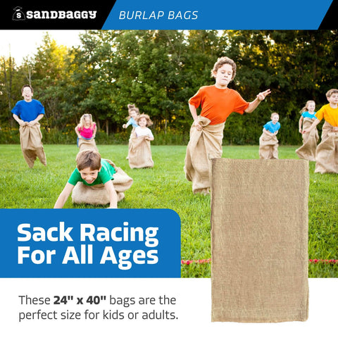 Sandbaggy odorless food-grade burlap for safe food handling.
