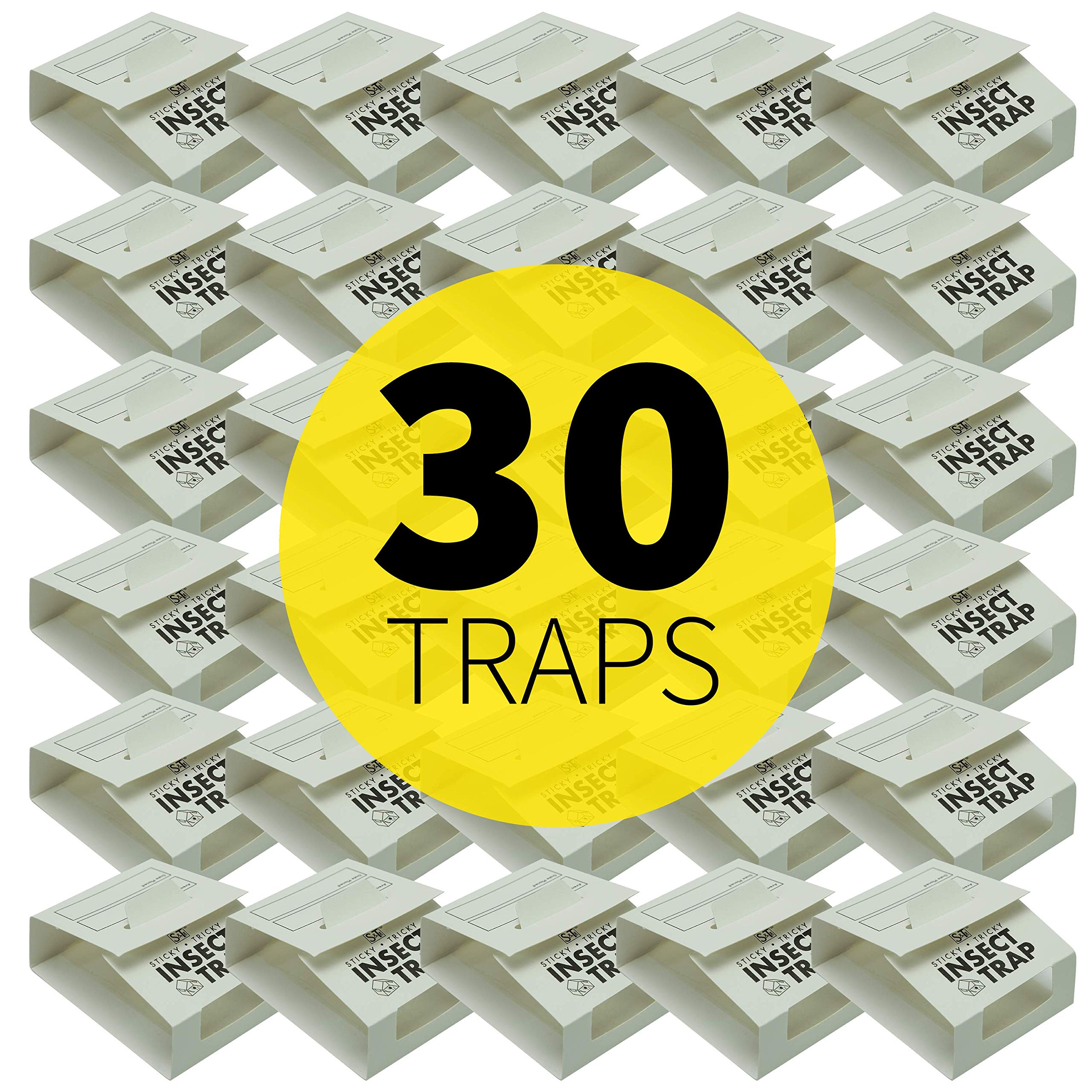 S&T INC enclosed trap folding demonstrates mess-free insect capture.