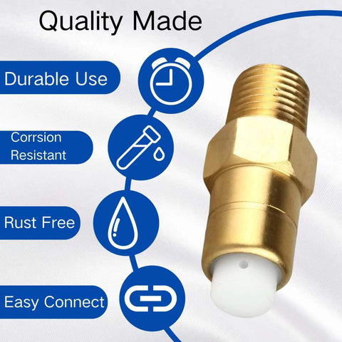 Sanfay brass relief valve installed on a washer for replacement.