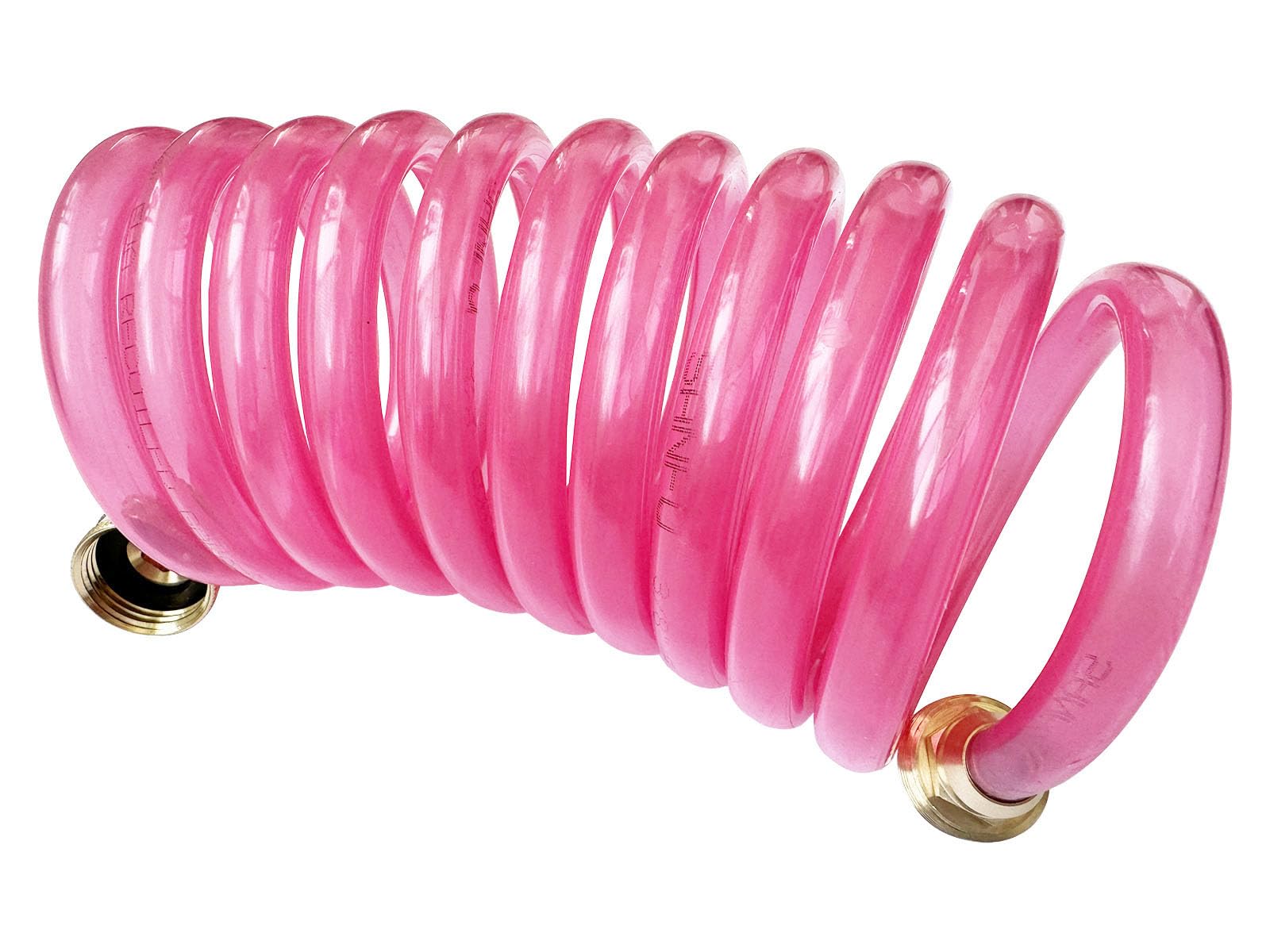 SANFU EVA recoiled hose demonstrates compact storage for boats and RVs.