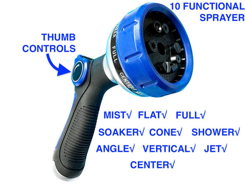 SANFU EVA ten-pattern spray nozzle for versatile uses