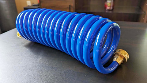 SANFU PU coil hose demonstrates durable 3/8-inch ID with flexible performance