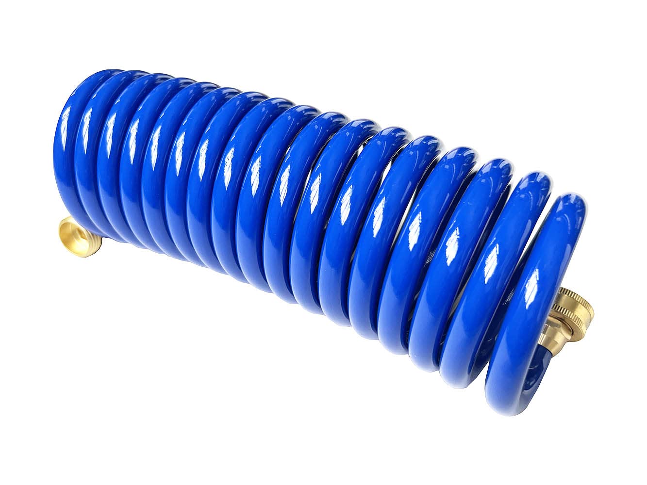 SANFU PU recoil hose coils compactly for easy storage on boats and in small spaces