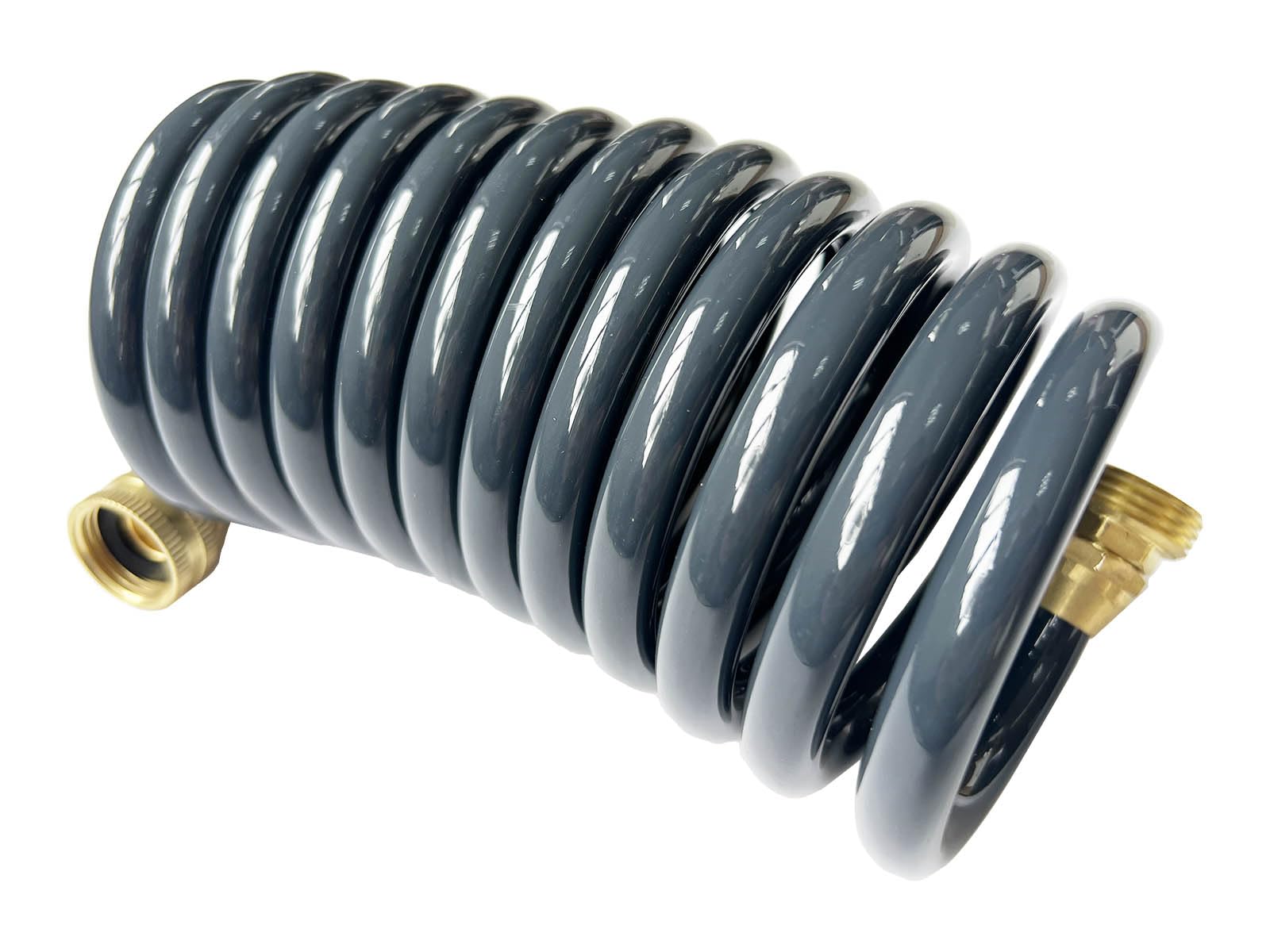 SANFU PU Recoil hose compact storage ideal for boats and RVs.
