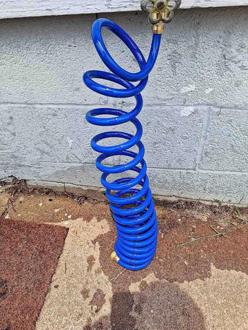 SANFU PU hose stores neatly with its retractable design