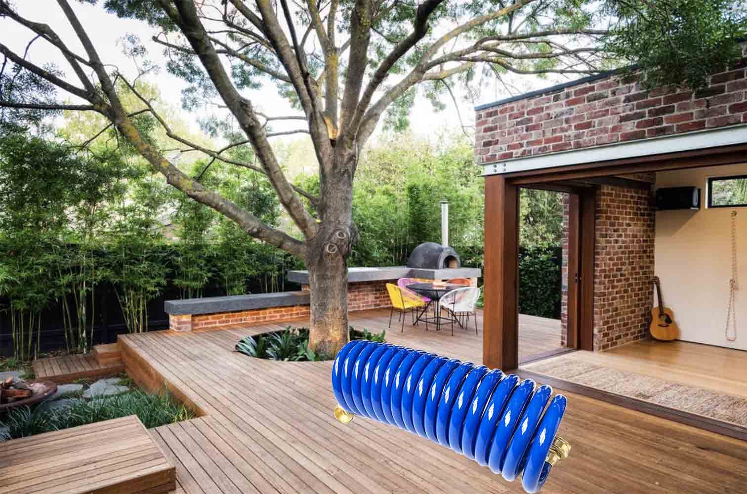 SANFU PU hose, flexible in all weather from -10 to 140°F