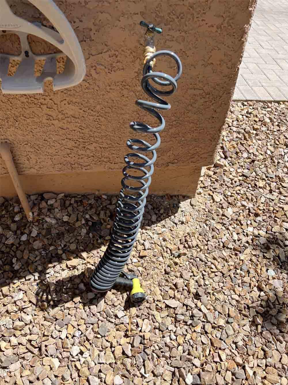 SANFU PU Recoil hose easy storage after use.