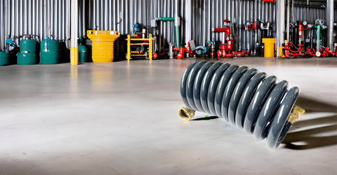 SANFU PU Recoil hose in all weather conditions flexible at extreme temperatures.