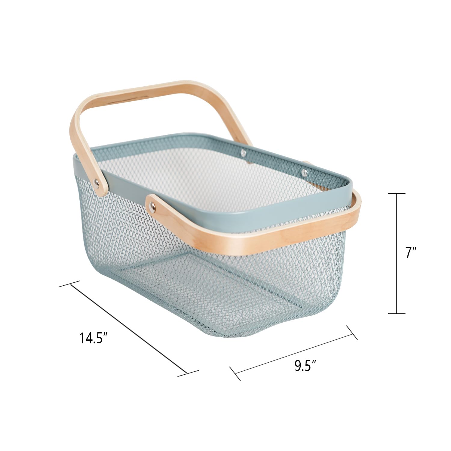 SANHSEHOME lightweight storage bin, easy to move around the kitchen or garden.